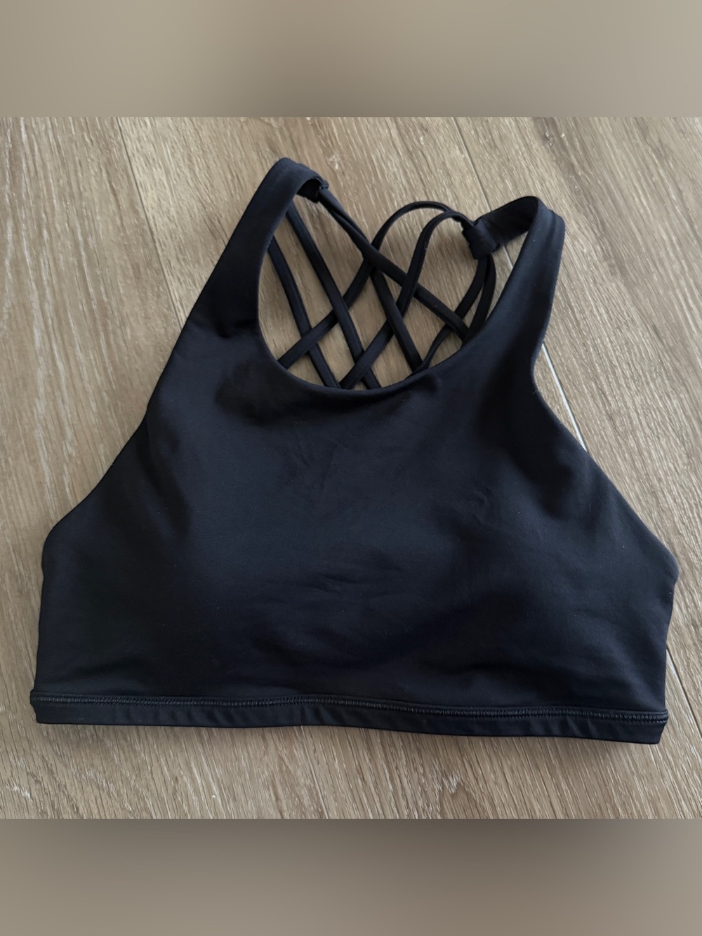 Lululemon Free to Be Bra Wild High Neck Black Size 4